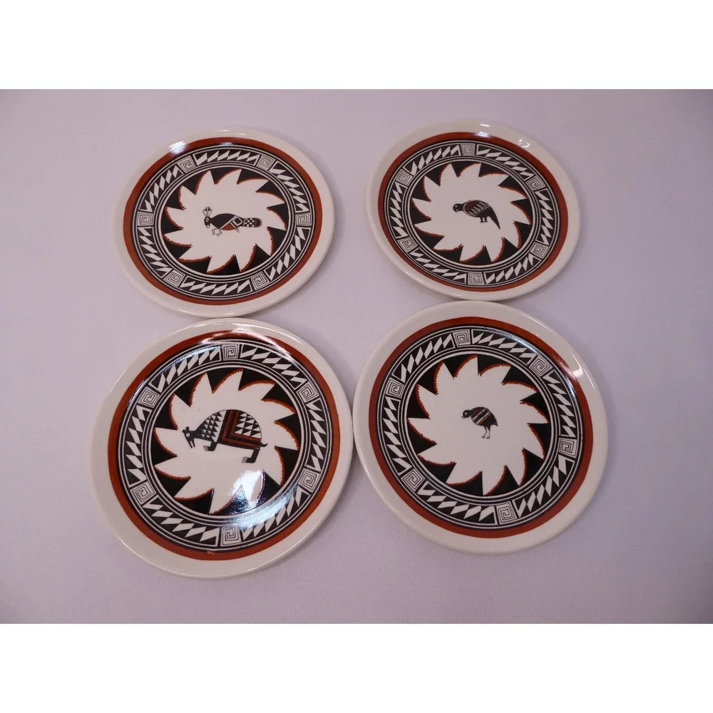 VTG Kay Mallek Original Tuscan Arizona Southwestern Set of 4 Plates 6